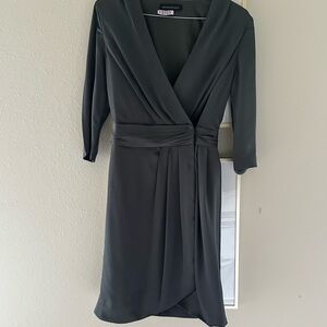 Banana Republic Charcoal 3/4 Sleeve Dress
